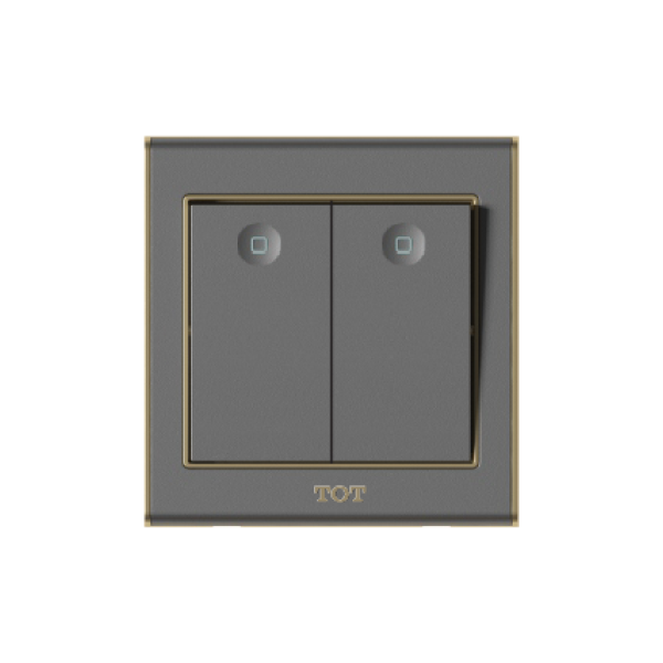 Bộ công tắc 2 hạt 2 chiều 10A