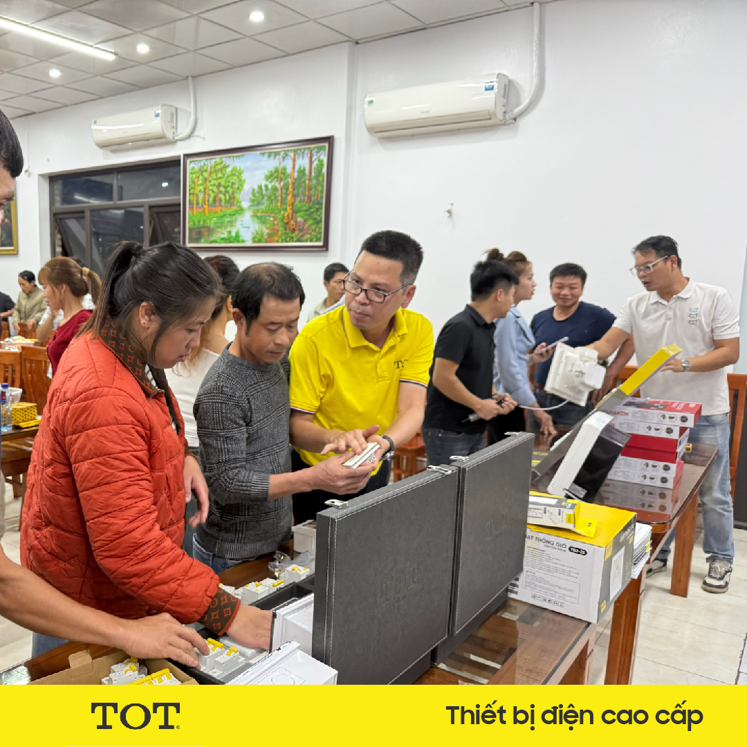 WORKSHOP TOT: Kết Nối & Chia Sẻ Giải Pháp Thiết Bị Điện Hiện Đại Cho Mọi Công Trình